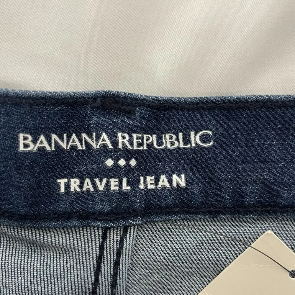 Banana Republic Men's Travel Athletic Tapered Fit Jeans size 36x34 Stretch NWT